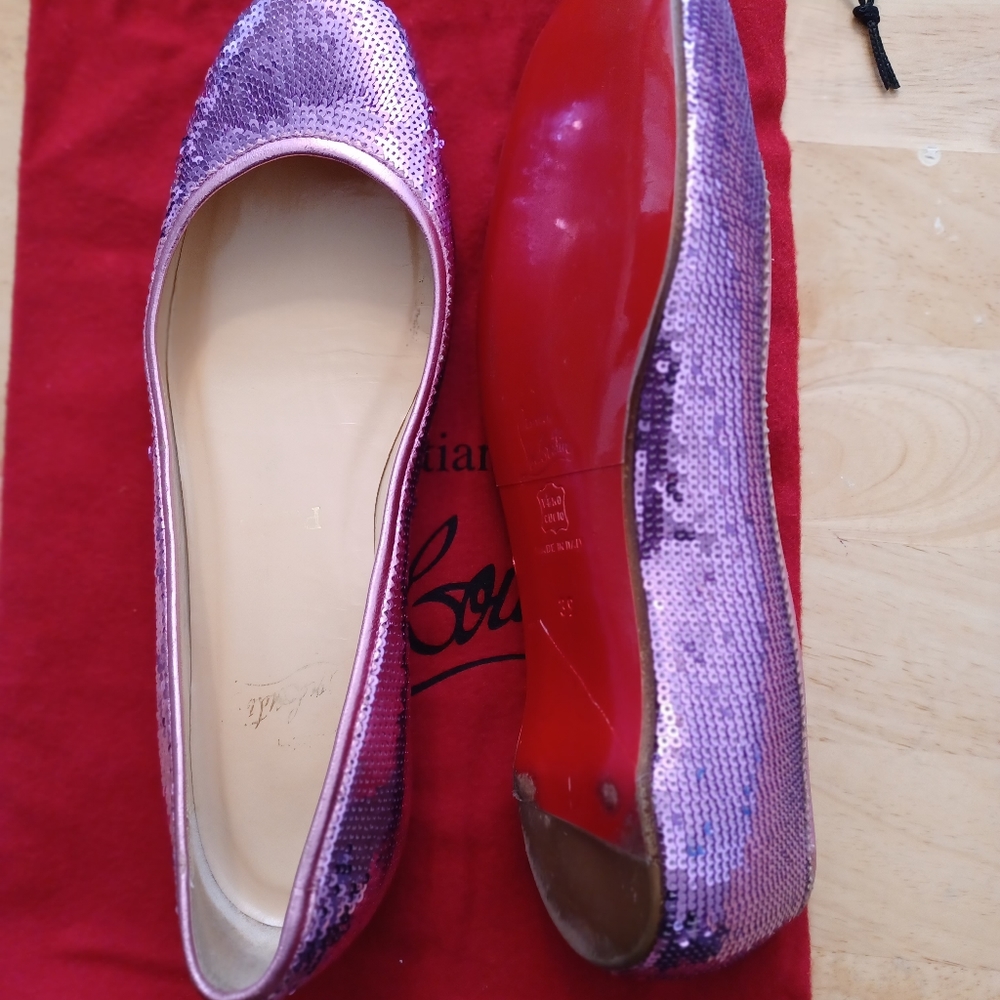 Christian Louboutin• Sequined Ballet Flat